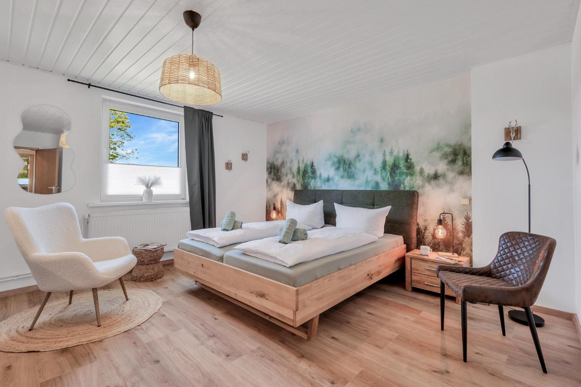 Gruppen & Familien-Ferienhaus Haensel トルフハウス エクステリア 写真